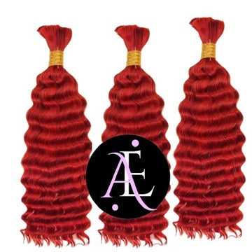 3 BUNDLES DEAL BULK BRAIDING HUMAN HAIR (custom colored)