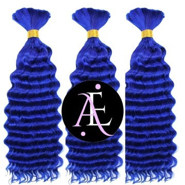 3 BUNDLES DEAL BULK BRAIDING HUMAN HAIR (custom colored)