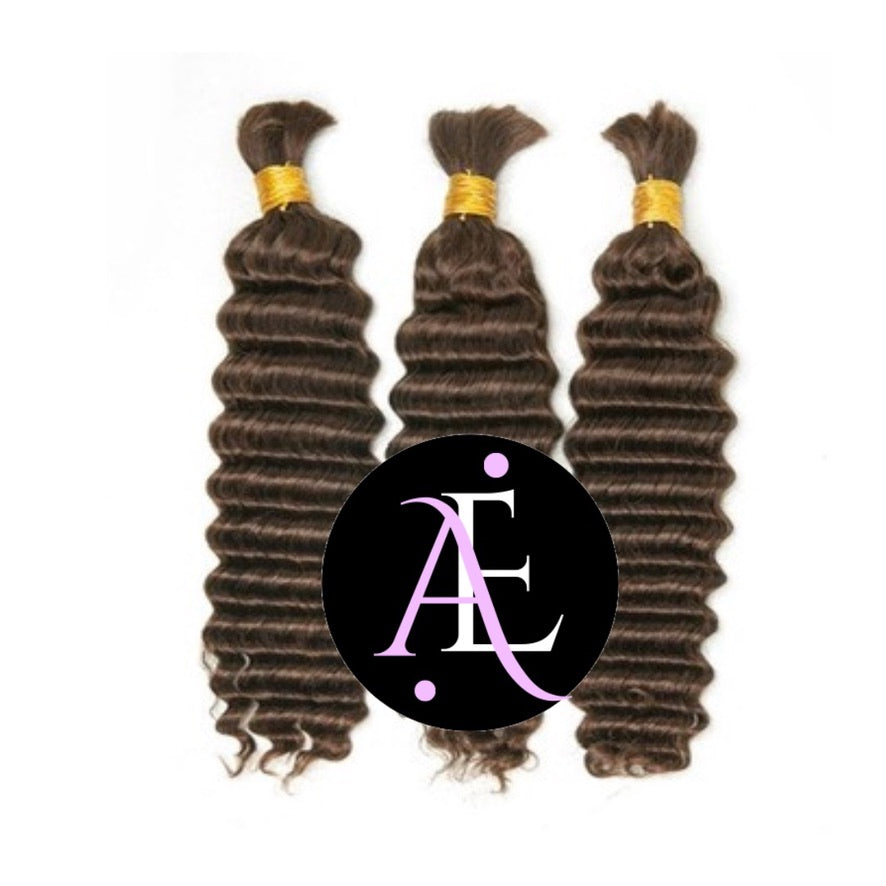 3 BUNDLES DEAL BULK BRAIDING HUMAN HAIR (custom colored)