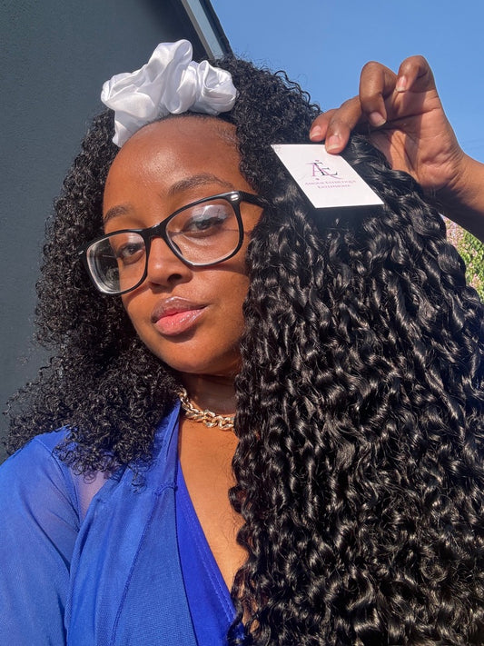 EXOTIC CURLY  FLIP-OVER HALF WIG RTS