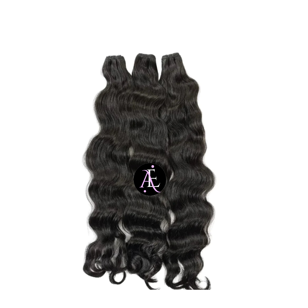 Raw Natural Wavy Hair Bundle Deal