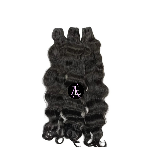 Raw Natural Wavy Hair Bundle Deal